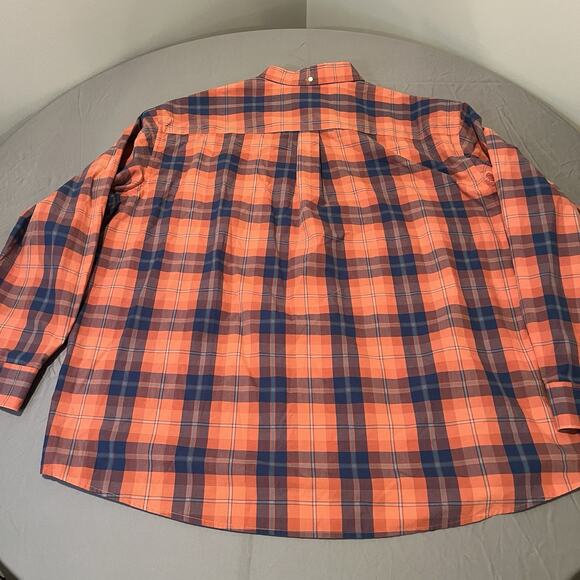 The Foundry Men’s Easy Care 3XL Plaid long sleeve Button down Shirt - Picture 3 of 8